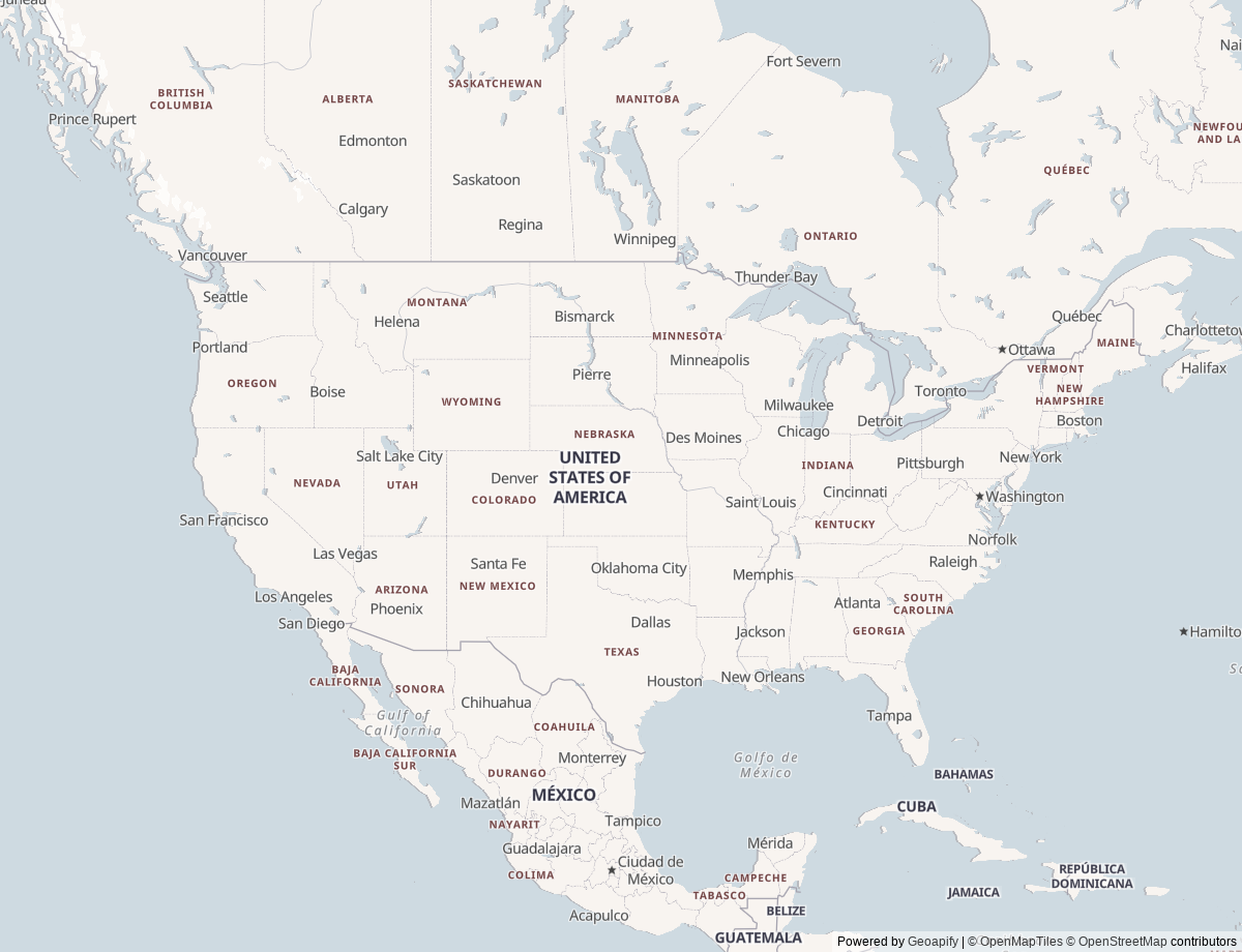 United States map